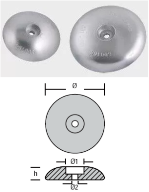 ZINC ANODE — RDR-800101 RAK