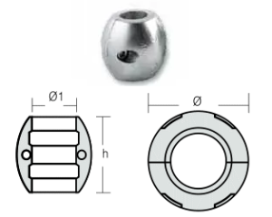 SHAFT ANODE ф25mm — 00502 TSEAL