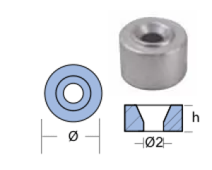 ZINC ANODE YAMAHA — REC688-45251-01