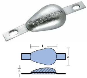 WELD ON DROP OF ZINC — 00351 TSEAL