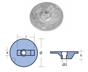 ANODE ALLUM — 762144 QSR