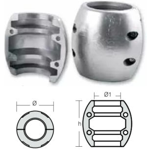 ЦИНКОВ АНОД ЗА ВАЛ - 60 mm — SHF-800517 RAK