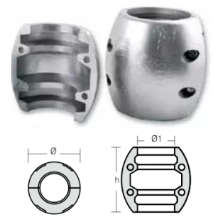 ZINC ANODE — SHF-800516 RAK