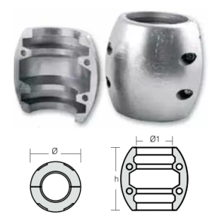 ЦИНКОВ АНОД ЗА ВАЛ - 55 mm — SHF-800515 RAK