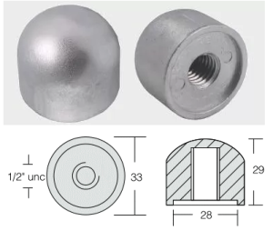 ZINC ANODE — MM-800807 RAK