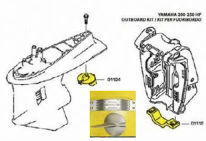 КОМПЛЕКТ АЛУМИНИЕВИ АНОДИ YAMAHA — KIT YAMAHA 200-250-AL TSEAL