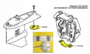КОМПЛЕКТ АЛУМИНИЕВИ АНОДИ YAMAHA — KIT YAMAHA 150-200-AL TSEAL