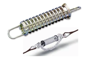 GALVANISED STEEL SHOCK ABSORBER 9 mm — N3514250 TREM
