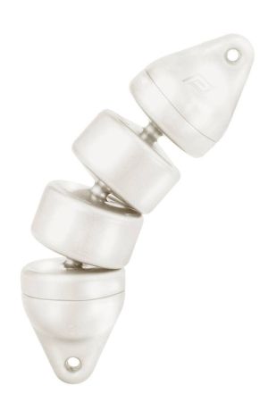 FENDER ARTICULATED RIB 12X48 WHITE + ROPE 1M — 66345 PLASTIMO
