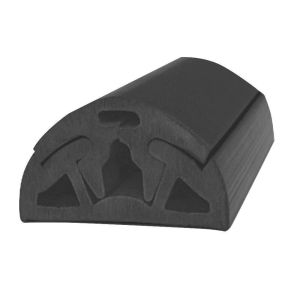 PROFILE PVC BLACK BINO 40MM - 16 M — 69043 PLASTIMO