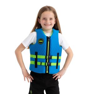 ДЕТСКА НЕОПРЕНОВА ЖИЛЕТКА JOBE СИНЯ 128 — P205691 PLASTIMO