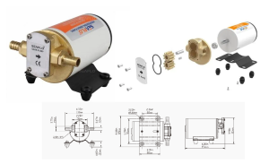 GEAR PUMP 12V 12LTS/MIN — SFGP103200301
