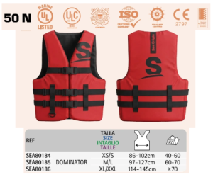 СПАСИТЕЛНА ЖИЛЕТКА DOMINATOR 50N XS/S — SEA80184