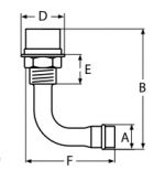 TANK VENT, 90° — 8319416 MTECH